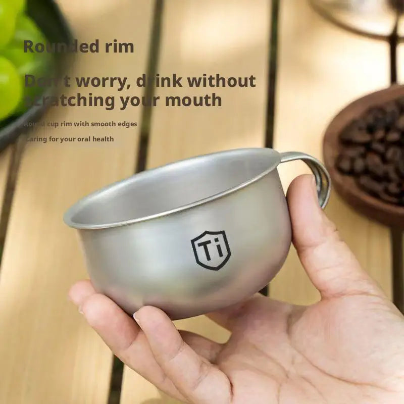MINI Tasse à eau de camping, tasse à thé et à café portable, équipement de cuisine d'extérieur, tasses de montagne 80/220ml