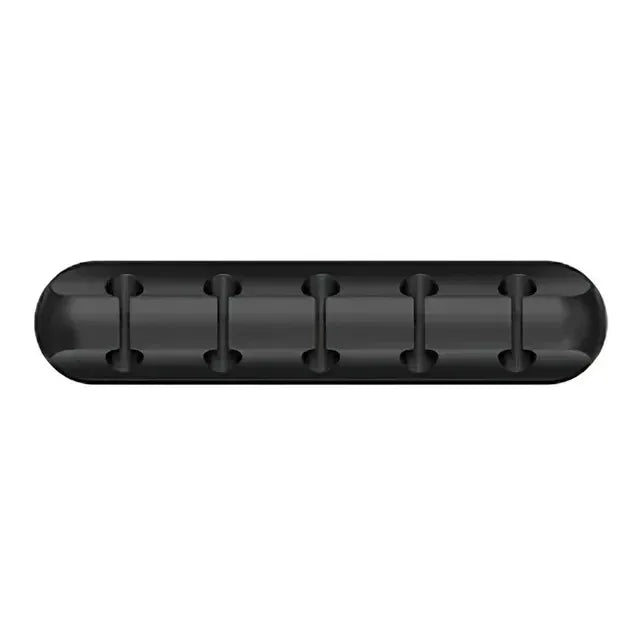 Silicone Cable Wire Organizer, USB Cable Winder, Self-Adhesive Management Clips for Mouse, Keyboard, Headset for iPhone Huawei