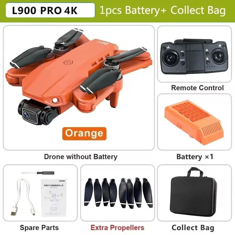 L900 Pro SE MAX 4K GPS Drone, Professional HD 5G WIFI 360° Dual Camera Brushless Motor Obstacle Avoidance RC FPV Quadcopter Drone