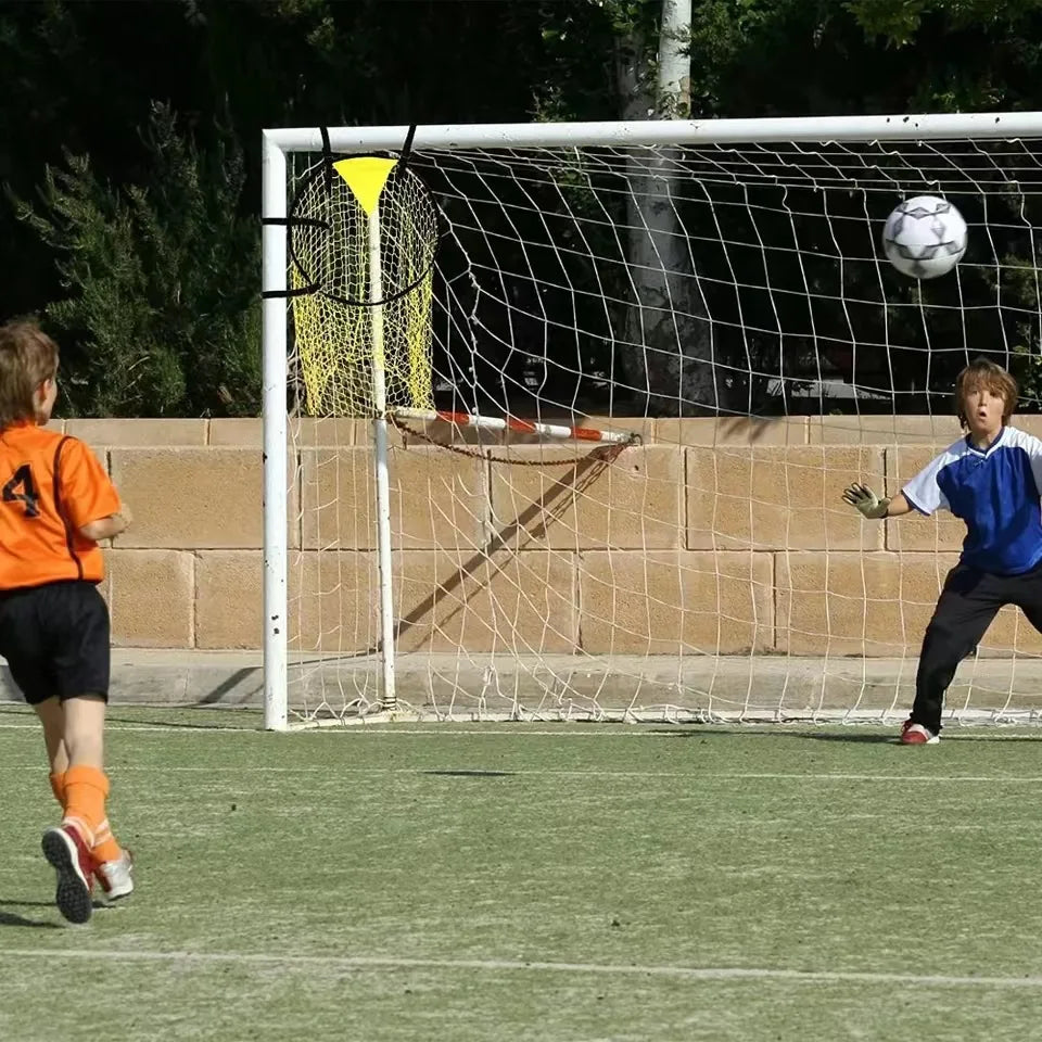Cible d’Entraînement Football Nylon — Précision de Tir, Fixation Rapide au But