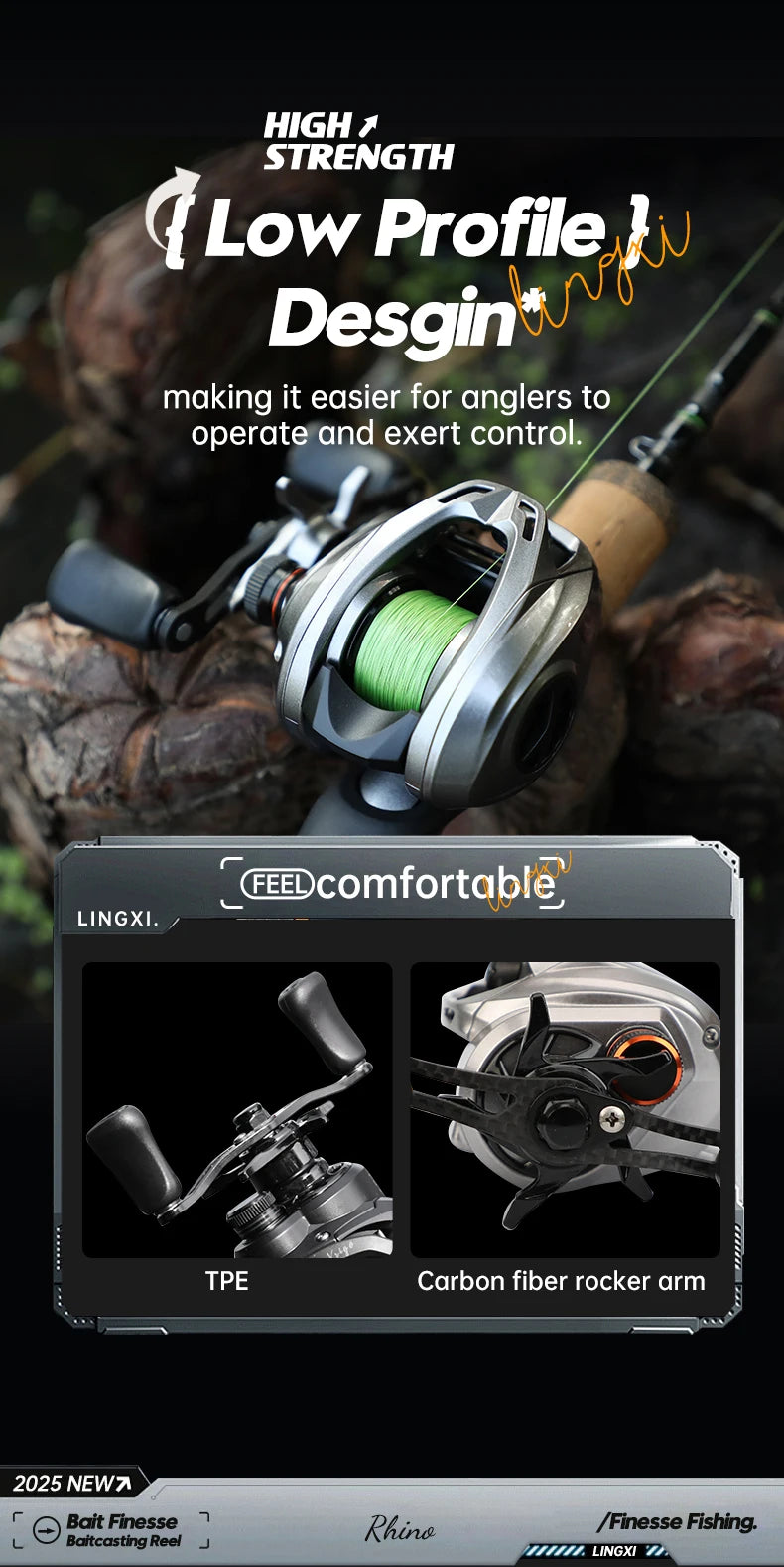 ANATONO-Moulinet de pêche ultraléger Silver bal 37Baitcasting, moulinet à élasticité, eau salée, rapport d'engrenage 130: 1, 8 + 1BB, 6kg, 7.0g