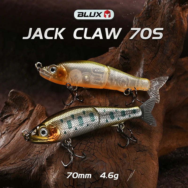BLUX JACK CLAW 70S — Swimbait Articulé 70mm 4.6g Coulant
