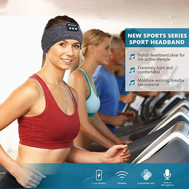 Bluetooth Wireless Headphones, Sleep Headband, Music Headset, Soft, Elastic, Comfortable, Sports Headband, Music Headset