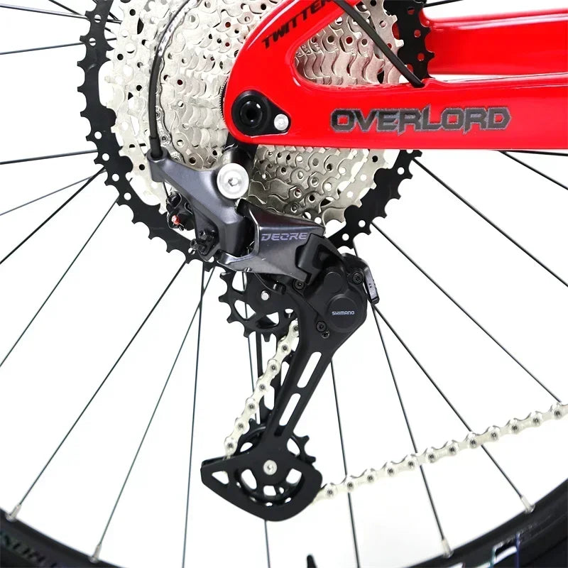 TWITTER OVERLORD M6100-12S hydraulic disc brakes, AM-grade full suspension T900 carbon fiber mountain bike, 27.5/29 inches * 15/17/19/21 cm
