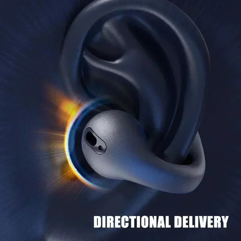 Nuevos auriculares Bluetooth 5.3 T75 de conducción ósea - auriculares deportivos impermeables con sonido estéreo HiFi