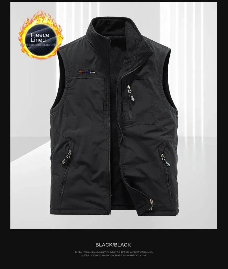 Chaqueta de senderismo para hombre, abrigo térmico, cálido, informal, metropolitano, glaMan, ropa térmica de lujo, talla grande, moda, invierno