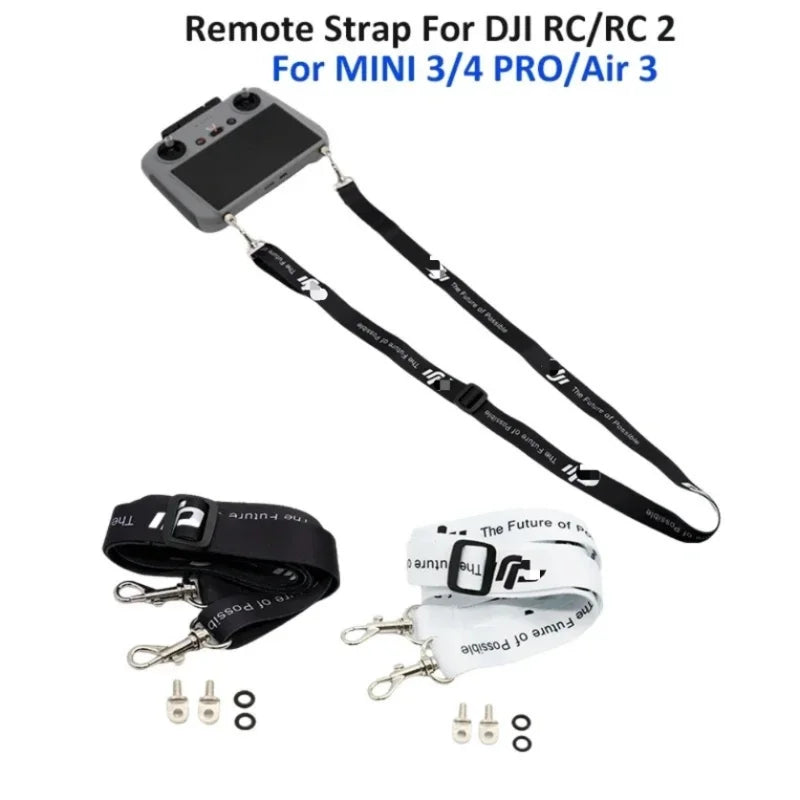 Lanière de cou avec vis pour télécommande drone — compatible drones RC, accessoires