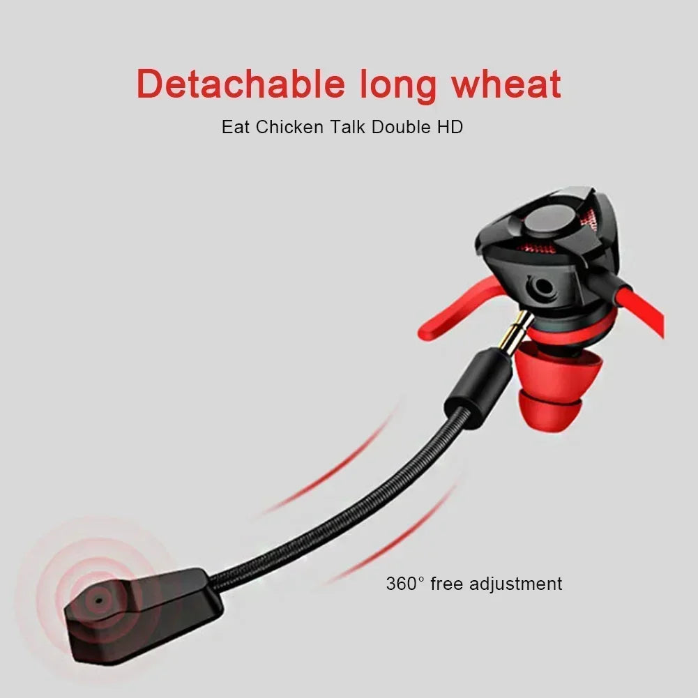 Universal Gaming Headset with Mic, Wired Headphones, Gaming Earphones, Earbuds for Pubg, PS4, CSGO, Phone, Tablet, Laptop
