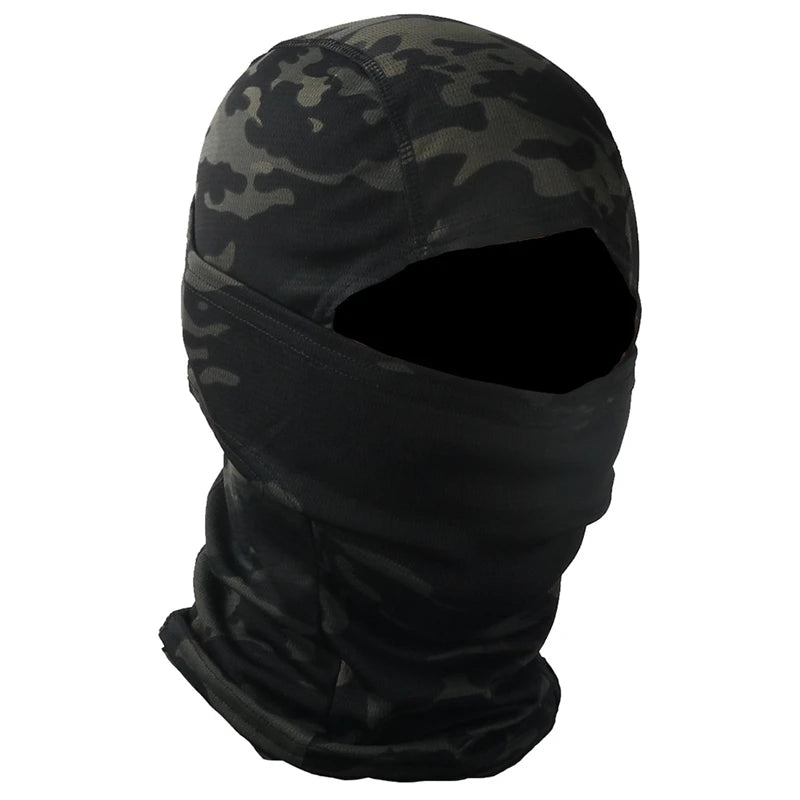 CamSolomon-Cagoule 3D imbibée pour homme, masque facial, capuche camouflage, écharpe, couvre-chef, sniper, ski, cyclisme, chasse, pêche, vêtements de sauna