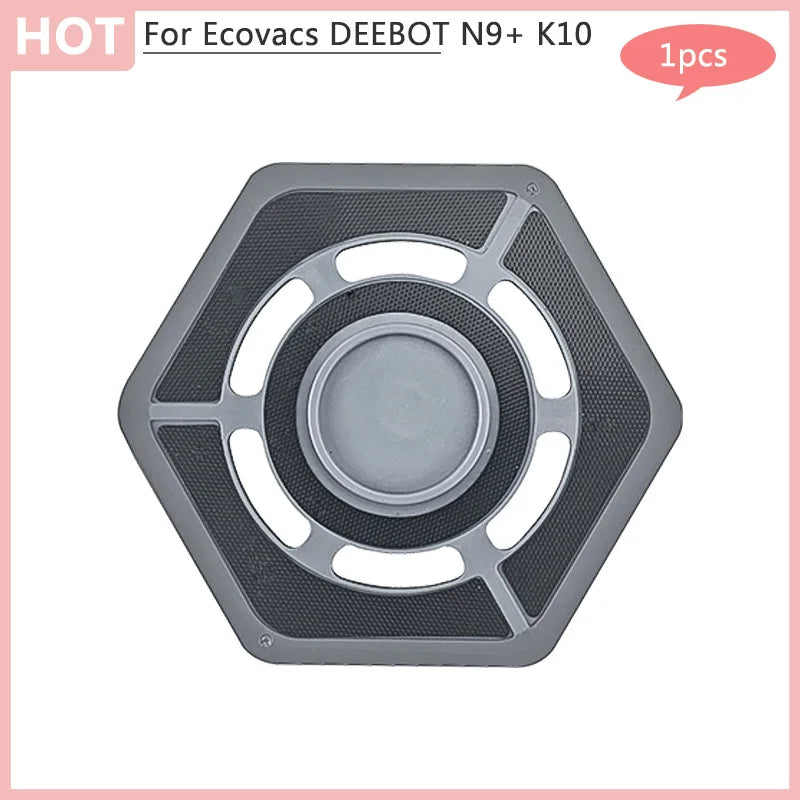 Main Brush Cover for Ecovacs DEEBOT N9 + K10 Yeedi Robot Vacuum Cleaner, Dust Box, Hepa Filter, Mop Cloth Module, Home Accessories