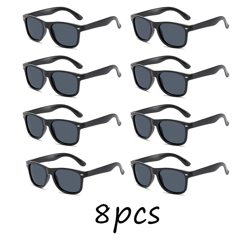 Lunettes de Soleil Enfants Assorties — Pare-Soleil Été Résistant UV Garçon Fille
