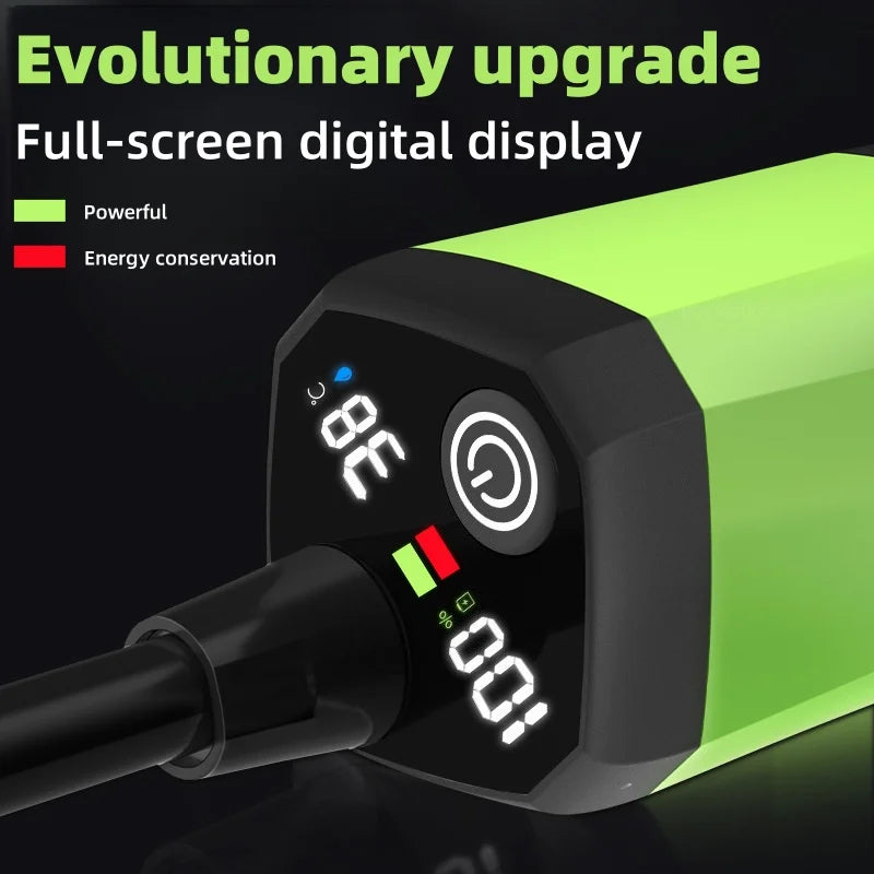 Pompe Douche Portable Rechargeable 6000 mAh — Écran LCD & 5 Modes