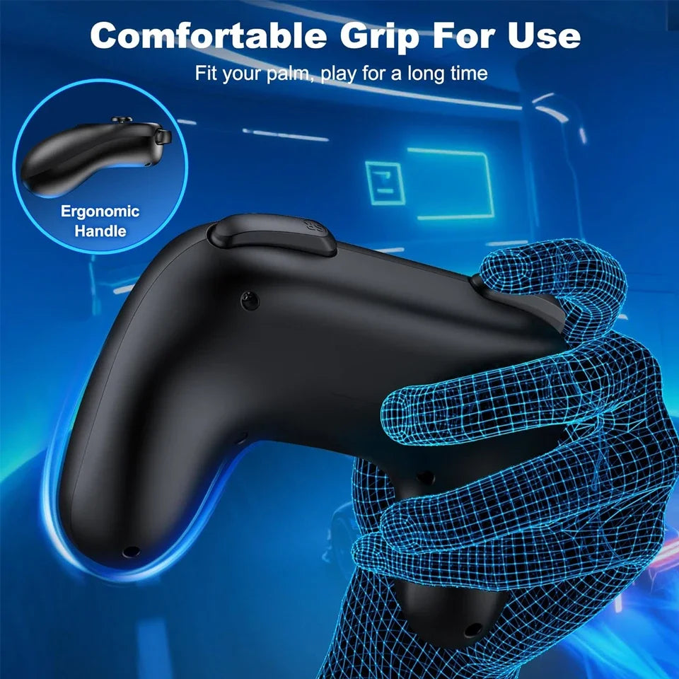 Poignées de contrôleur joystick pour console portable — 2 pièces, support main gauche/droite, accessoires