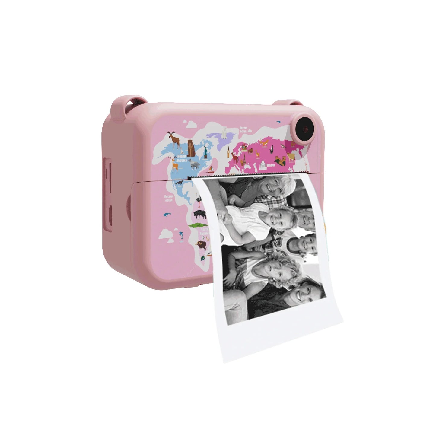 Mini appareil photo numérique pour enfants, impression instantanée, photo, enregistreur vidéo, imprimante thermique, cadeau d'anniversaire