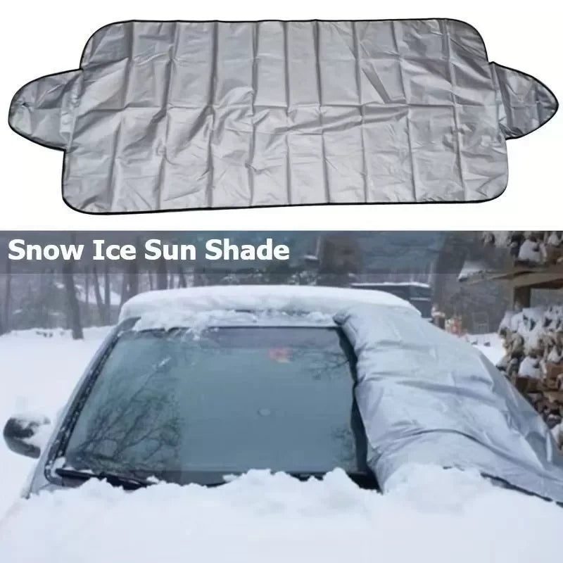 Housse universelle contre la neige pour pare-brise de voiture, protection contre la pluie et le soleil pour la plupart des voitures et les SUV, 1 bouclier de pare-brise automobile