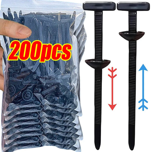 Boucle Nylon Attache Câble Voiture — Clip Remplacement Garde-Boue Panneau Moteur