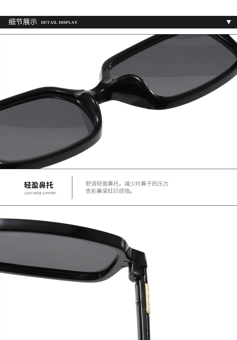 Lunettes de soleil UV400 — carré, grand cadre, polarisées, extérieur, conduite