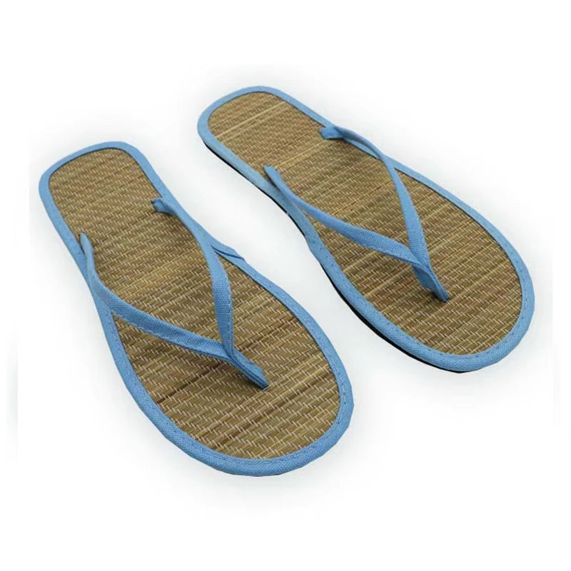 Retro Summer Slippers for Women, Casual Flip-Flops, Flat Beach Sandals, Open Parker Shoes