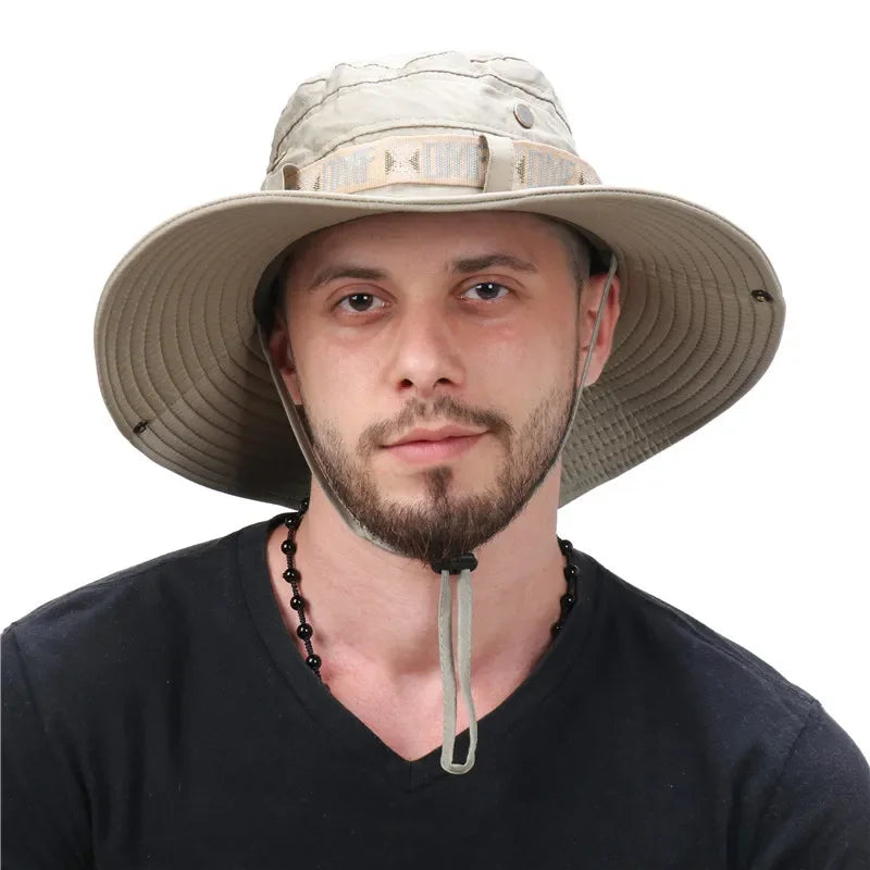 Chapeau Seau Été Protection UV — Pêche, Chasse, Randonnée & Plage Homme Femme