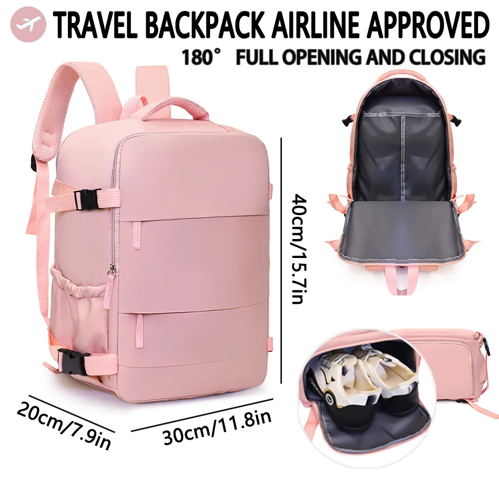 Sac à dos de voyage approuvé par la compagnie aérienne Easyjet Wizz Air grande capacité, léger, sac à dos d'ordinateur de voyage d'affaires à courte Distance