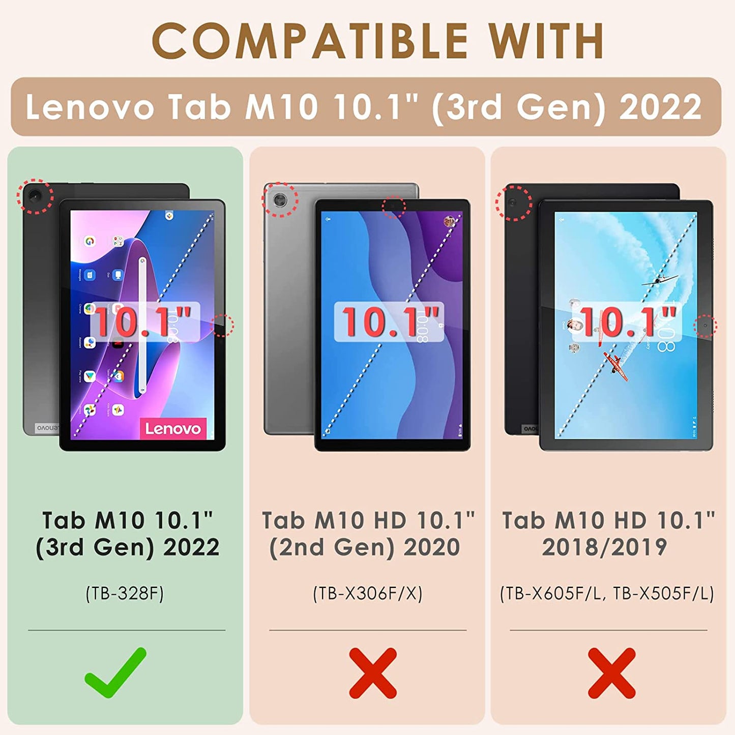 Guatemala Protector de Pantalla de Cristal Templado para Lenovo Tab M10 10.ª generación de 10.1 pulgadas 2022 Protector de Pantalla para Tablet TB-328F TB-326FU