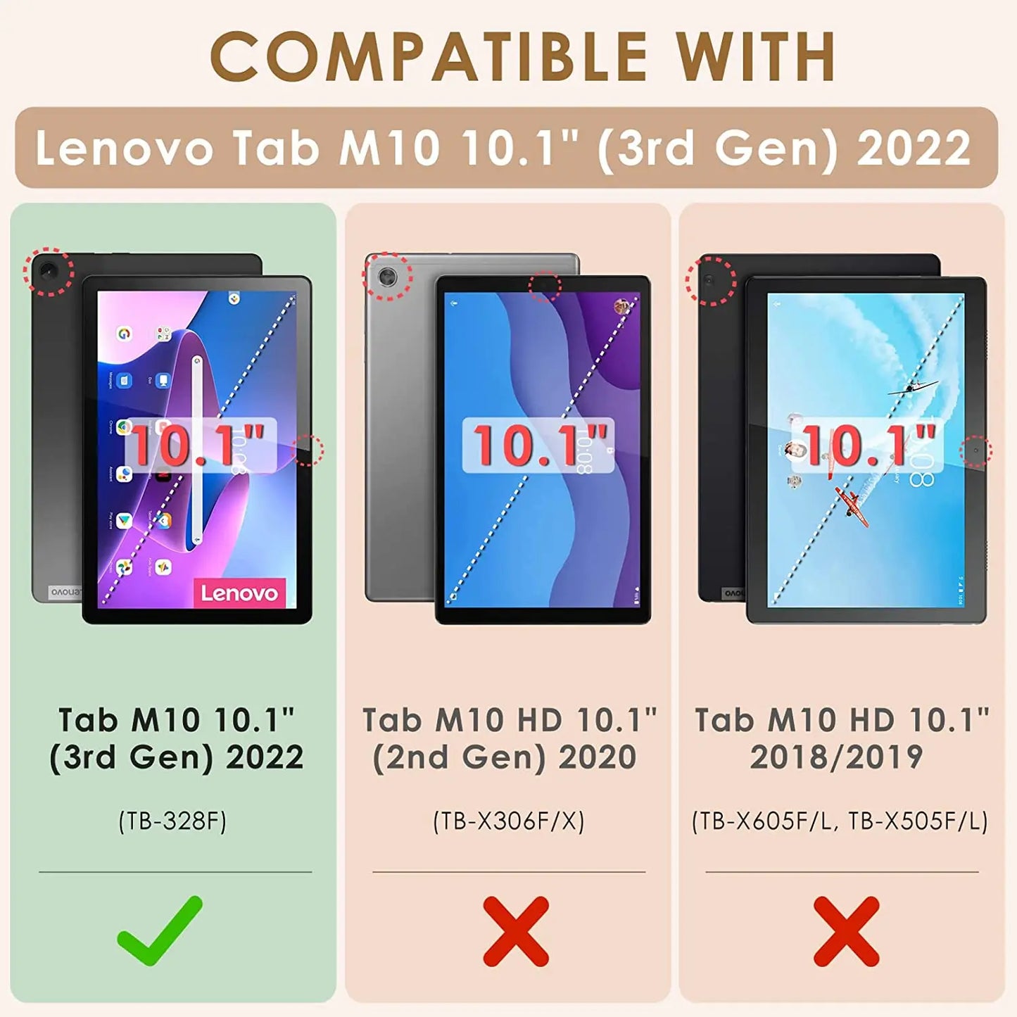 Guatemala Protector de Pantalla de Cristal Templado para Lenovo Tab M10 10.ª generación de 10.1 pulgadas 2022 Protector de Pantalla para Tablet TB-328F TB-326FU