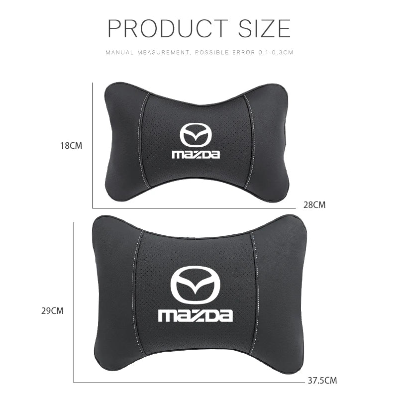 Car Seat Neck Pillow, Car Seat Headrest Accessories for Mazda 3 6 CX5 2 CX3 CX9 MX5 RX8 Axela Demio Atenza