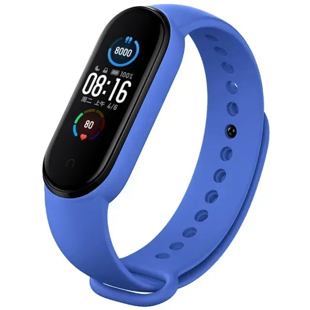 Watch Straps for Xiaomi Mi Band 7 6 5 4 3 Silicone Bracelet Wristbands MiBand 3/4 band5 band6 Smart Watch Accessories