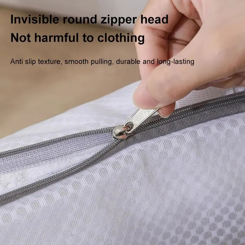 Sac à linge 3D, 1 pièce, sac en maille amovible, filtre pour Machine à laver, sac en maille Anti-déformation