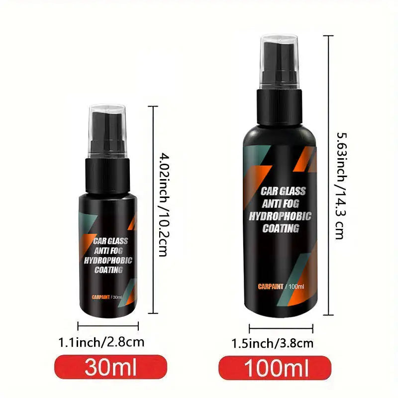 Agent hydrofuge anti-pluie pour vitres de voiture, revêtement nano, agent hydrophobe, agent de suppression du film d'huile, film pour vitres de voiture