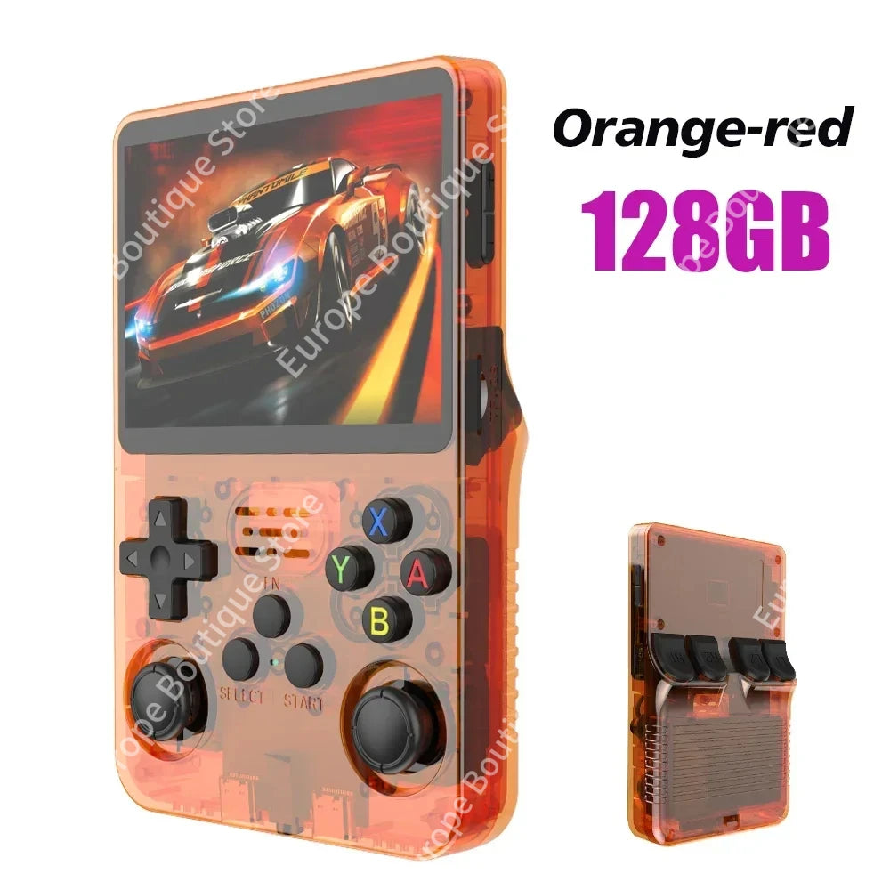 R36S Portable Game Console, 20000+ Games, 64/128GB, Retro Game Emulators, 3.5-inch IPS Screen, Support, Wholesale
