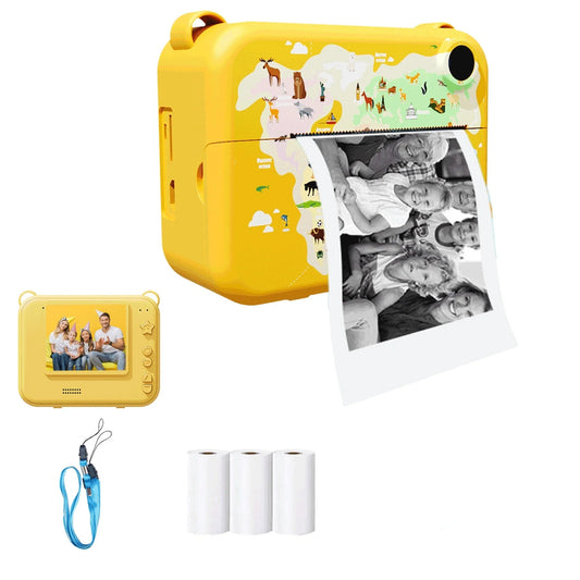 Mini cámara digital para niños, impresión instantánea, foto, grabadora de video, impresora térmica, regalo de cumpleaños