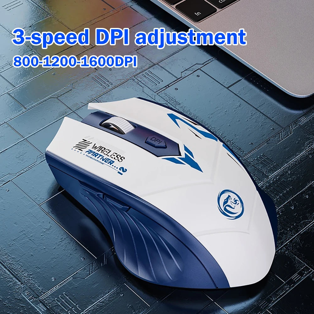 Souris Bluetooth 5.4 double Mode 2.4G souris sans fil 6 boutons souris de jeu bureau souris silencieuse souris Rechargeable pour ordinateur portable
