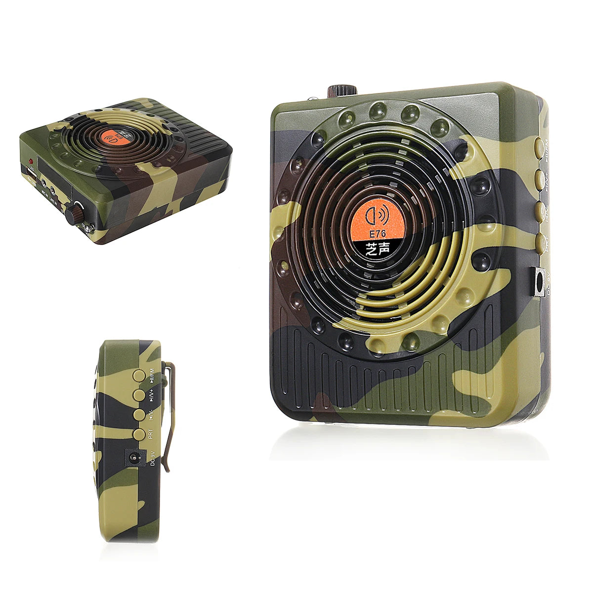 Amplificateur de télécommande professionnel de haute qualité, petit amplificateur de son, appel d'appât, haut-parleur, outil de chasse, amplificateur de son, prise ue