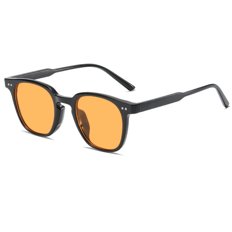 Lunettes de Soleil Carrées Vintage Femme & Homme — Petites Rondes Mode