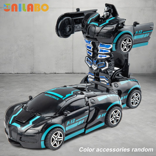 Jouets de voiture de sport Robot Transformable, sans piles, cadeau éducatif pour enfants, modèle de véhicule coloré pour l'apprentissage du jeu