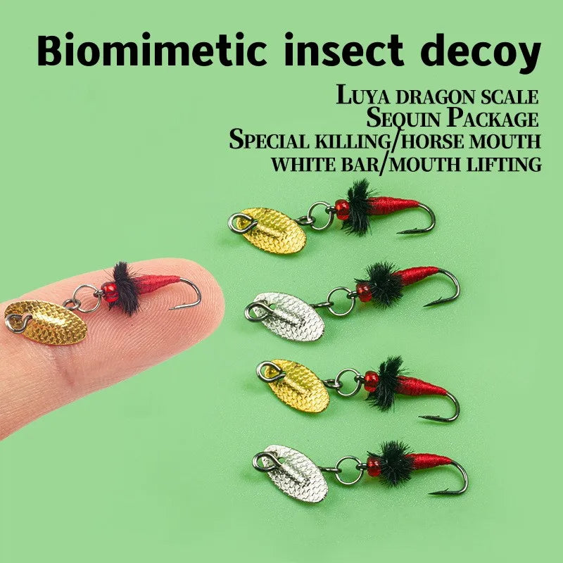Insectes Bioniques Faux Leurres de Pêche — Lot de 5 Pièces