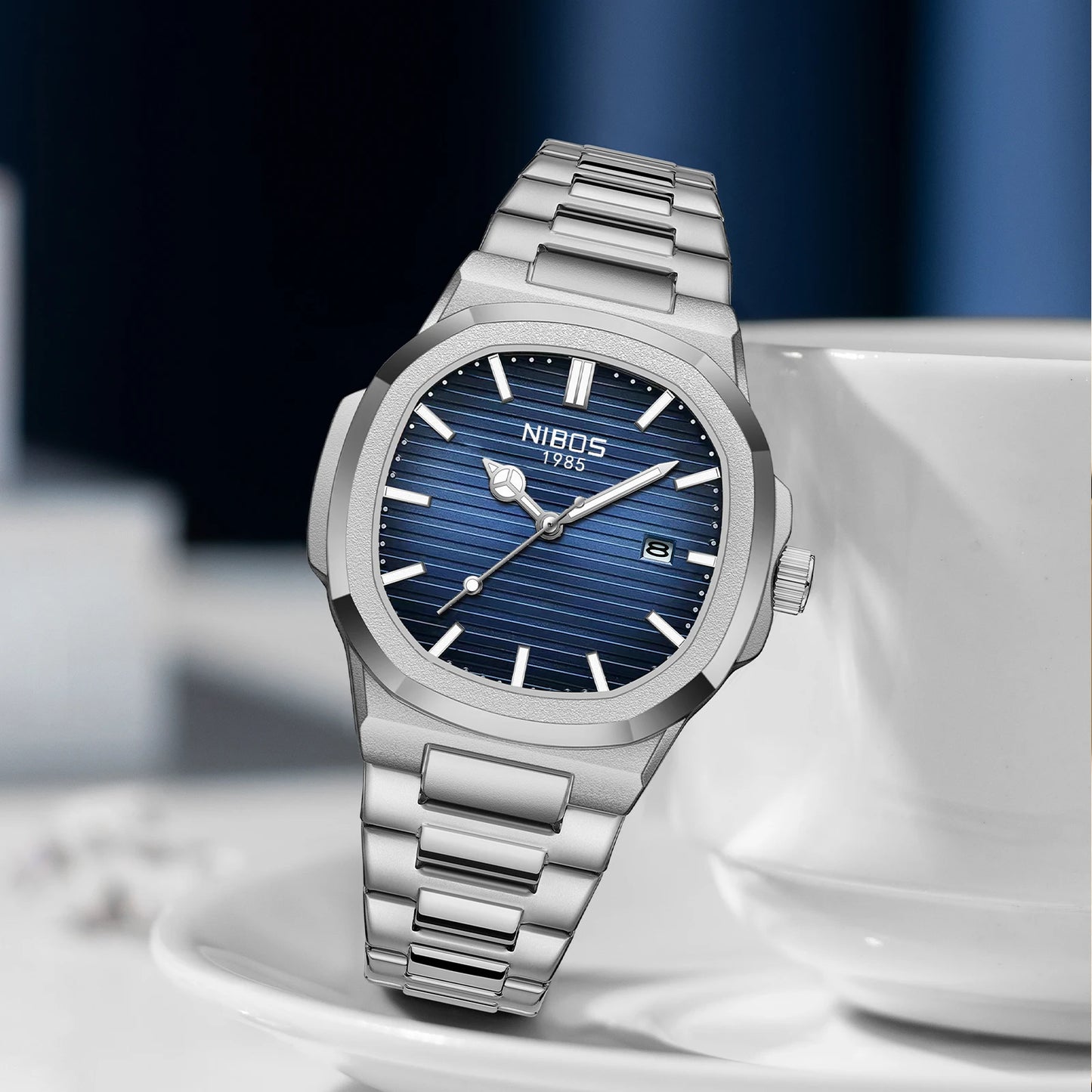 2025 New Luxury Men's Quartz Watches 30M Waterproof Automatic Date Stainless Steel Men's Watch Sport Chronograph Watch for Men Clock