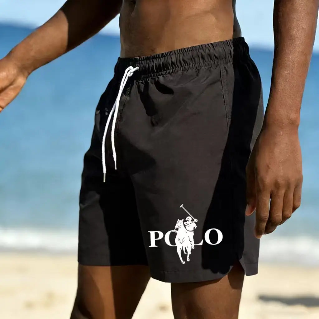 Short de Plage Imprimé Homme — Léger, Respirant, Séchage Rapide, Natation & Vacances
