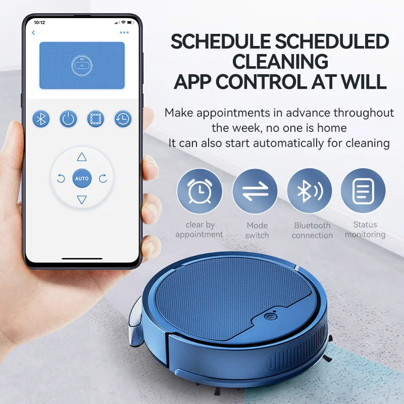 New 3-in-1 Sweep and Vacuum Cleaner Cordless Smart Sweeping Robot Home Sweeper Sweeping Robots for Home