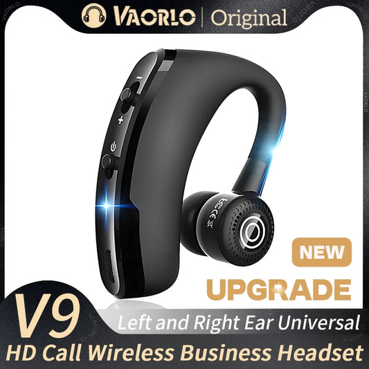 Écouteur Bluetooth sport voiture — micro HD, mains libres, appel stéréo, casque d'affaires sans fil