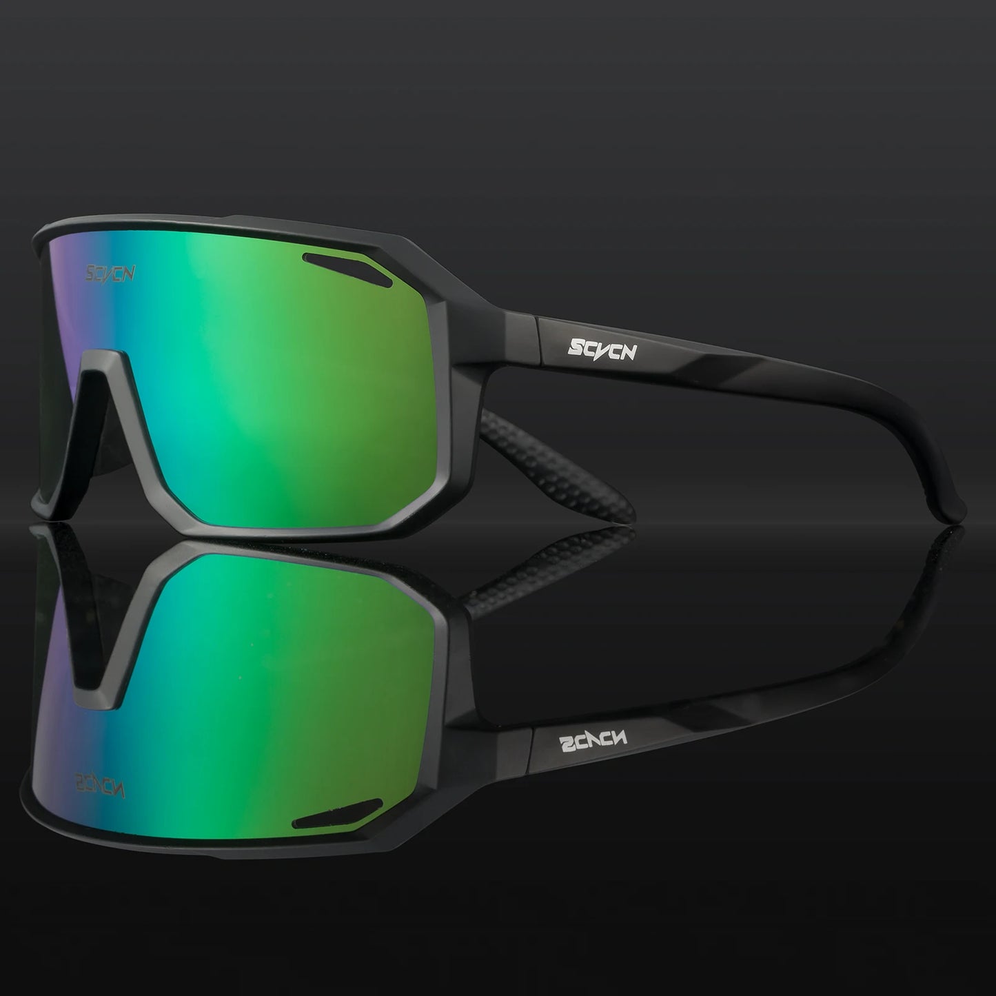 SCVCN Men's Cycling Sunglasses Women's Mountain Bike Road Bike Driving Glasses Outdoor Sports Racing Eyewear UV400 Hiking Glasses