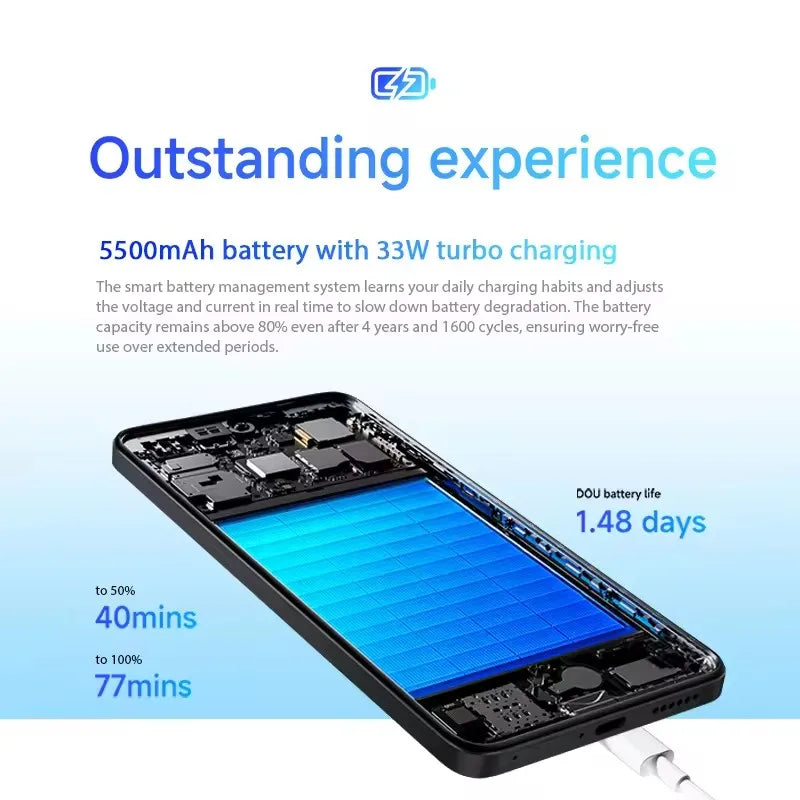 Version Globale Redmi Note 14 4G Smartphone MediaTek Helio G99-Ultra NFC Appareil Photo 108MP Écran AMOLED 6,67'' Batterie 5500mAh