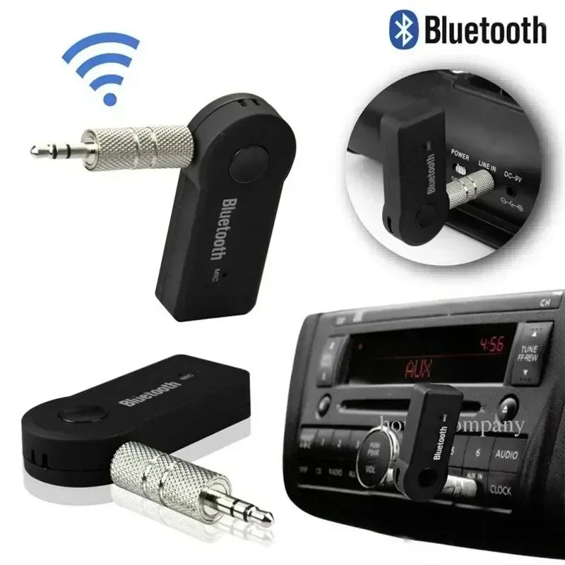 Wireless Car Audio Receiver Adapter, 3.5mm, Bluetooth 5.0, For Car, MP3, FM, Music Transmitter, P2, Music Call, Bluetooth Adapter