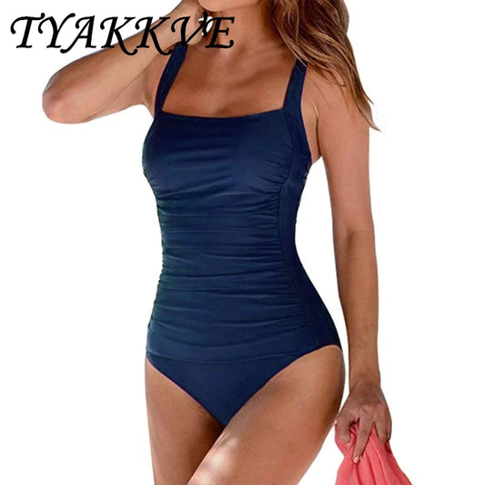 Maillot de bain une pièce Sexy pour femmes, Push Up, grande taille, contrôle du ventre, Monokini, vêtements de plage, Vintage, 2024