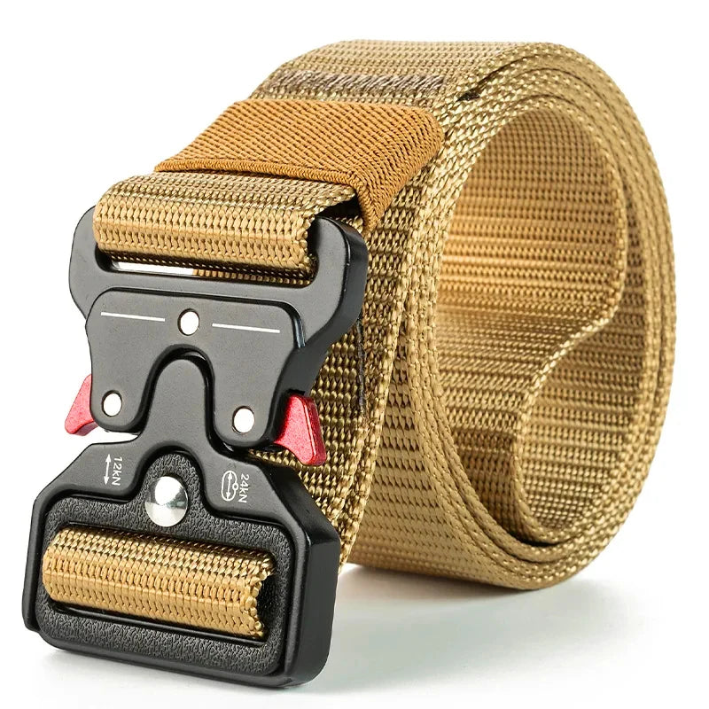 Cinturones tácticos versátiles para hombres - Diseño duradero y ajustable - Para entusiastas de los deportes al aire libre, para usar con pantalones, vaqueros, para hombres y mujeres