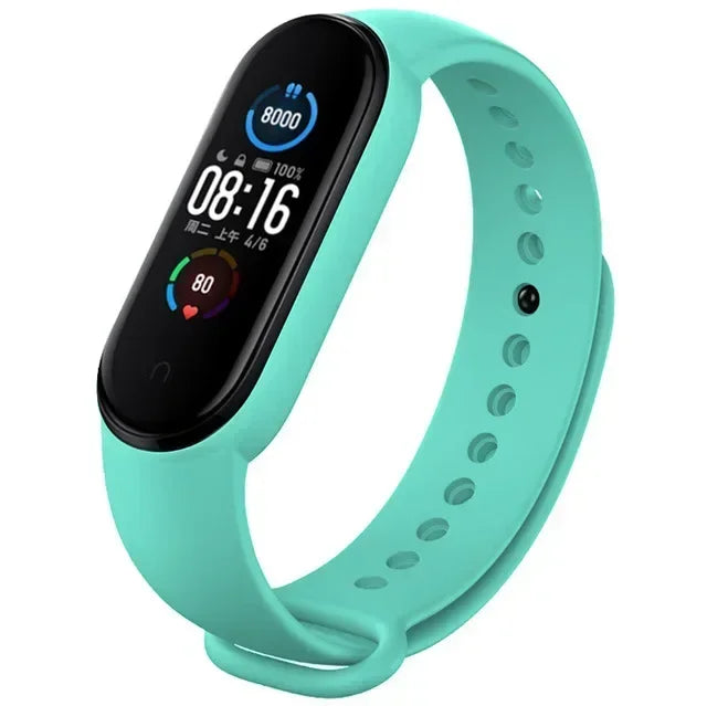 Watch Straps for Xiaomi Mi Band 7 6 5 4 3 Silicone Bracelet Wristbands MiBand 3/4 band5 band6 Smart Watch Accessories