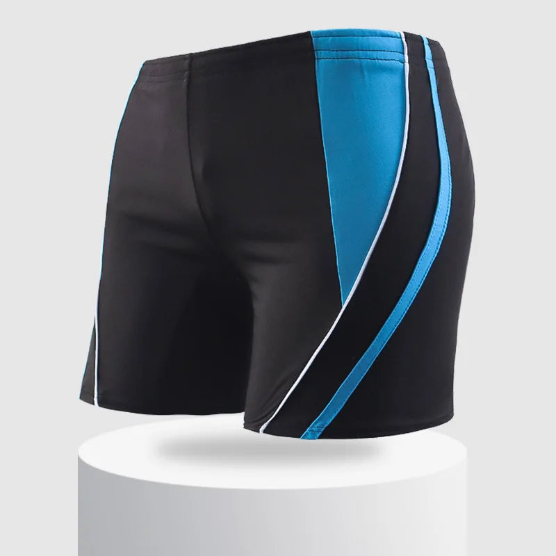 Maillot de bain élastique pour hommes, maillot de bain rayé, plage, Sport, slip court, surf, été, Boxer, costume de bain
