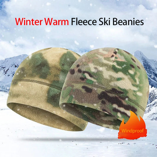 Bonnet Polaire Hiver Thermique — Randonnée, Ski & Camping Homme Femme