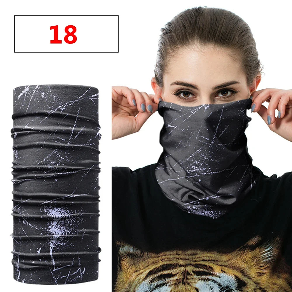 Écharpe de sport anti-poussière pour hommes et femmes, col pare-soleil, bandana pour la tête, le visage, le cou, la pêche en plein air